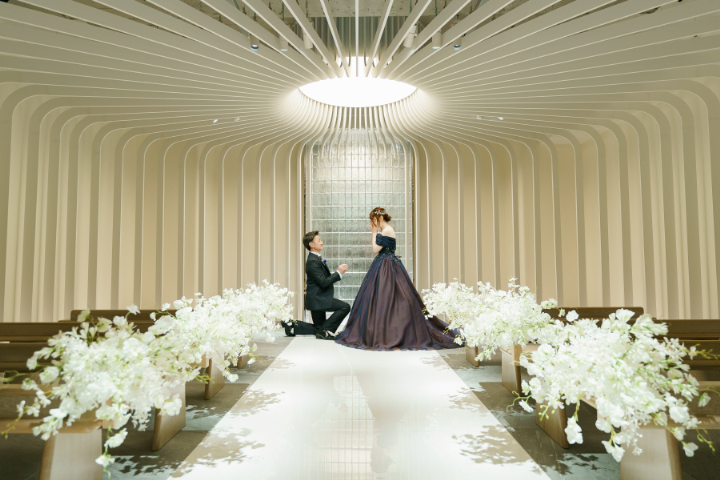 小さな結婚式熊本店　フォトウエディングレポート　No.３　カラードレスでフォトウエディング