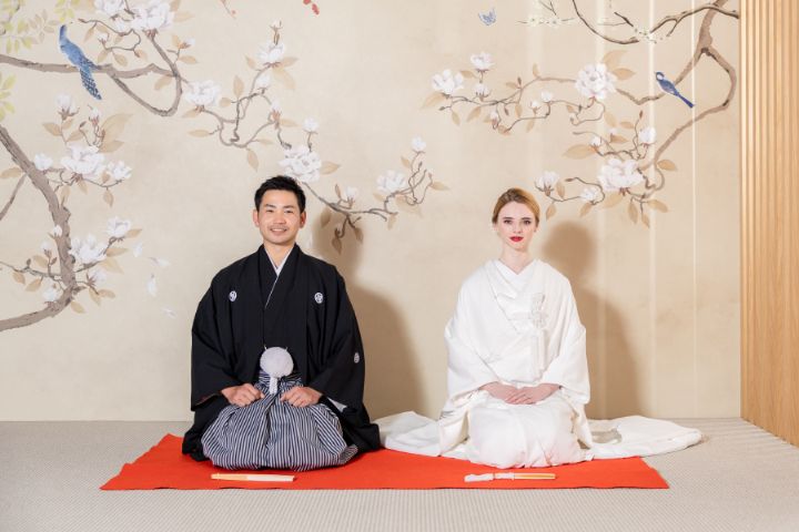 熊本チャペル フォトウエディングレポート No.61 【国際結婚カップル】和装スタジオプラン