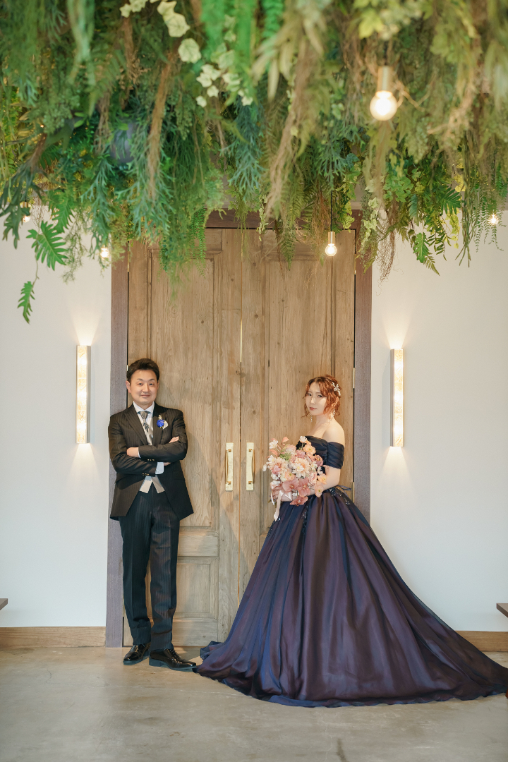 小さな結婚式熊本店　フォトウエディングレポート　No.３　カラードレスでフォトウエディング