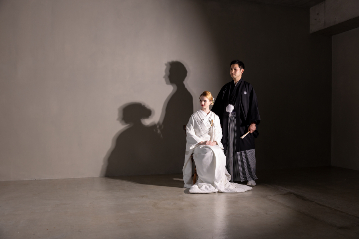 熊本チャペル フォトウエディングレポート No.61 【国際結婚カップル】和装スタジオプラン