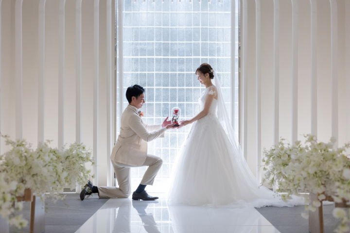 熊本チャペル フォトウエディングレポート No.60 【一番人気フォト】和装スタジオ&洋装チャペルプラン