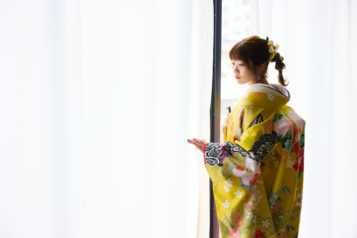 熊本チャペル　フォトウエディングレポート　No.54　色打掛＆色掛下フォト