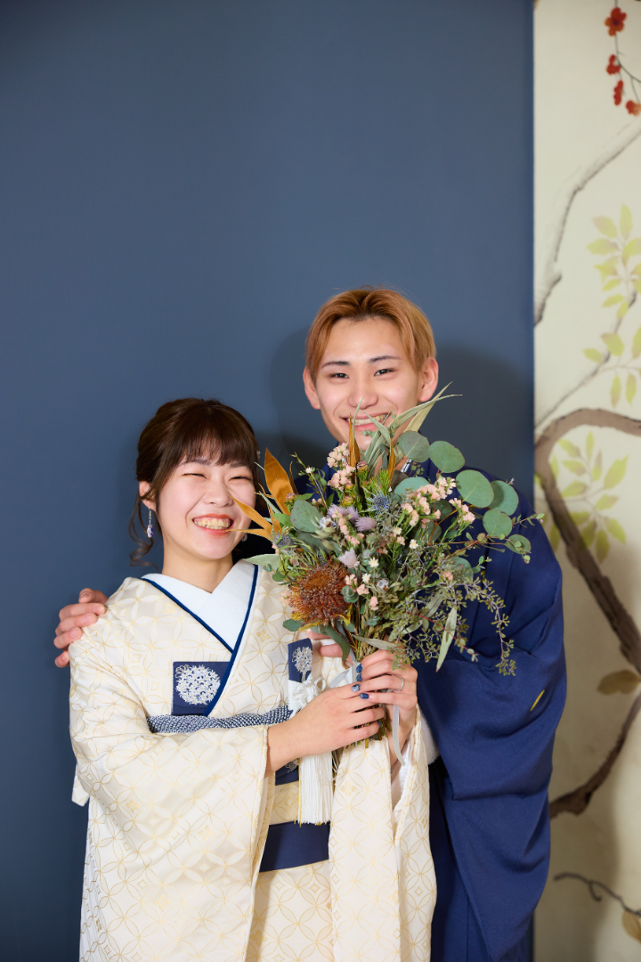 熊本チャペル　フォトウエディングレポート　No.54　色打掛＆色掛下フォト