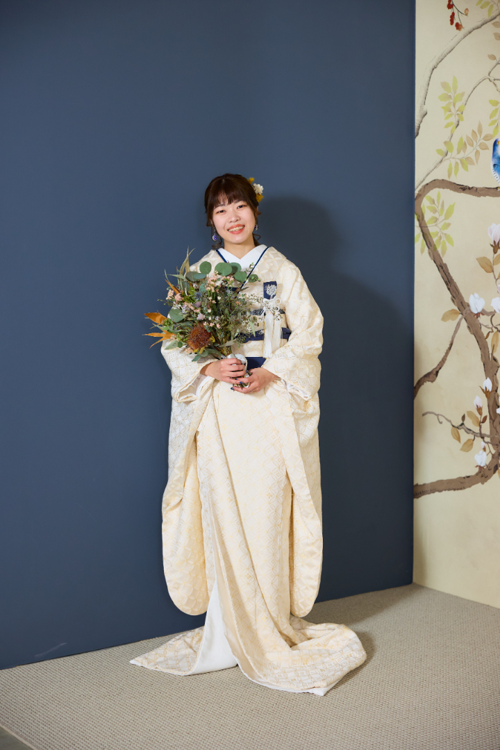 熊本チャペル　フォトウエディングレポート　No.54　色打掛＆色掛下フォト