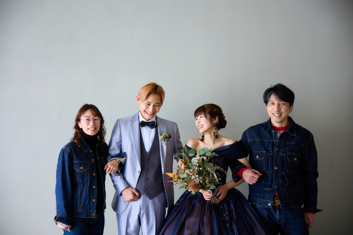 熊本チャペル　フォトウエディングレポート　No.55　カラードレスフォト（ファミリーミート）