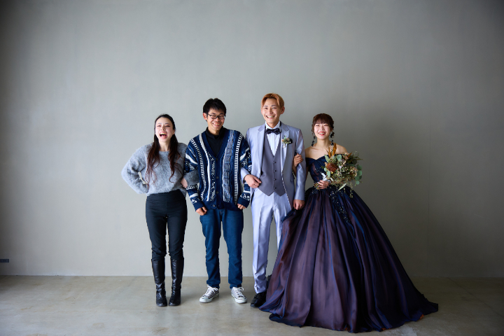 熊本チャペル　フォトウエディングレポート　No.55　カラードレスフォト（ファミリーミート）