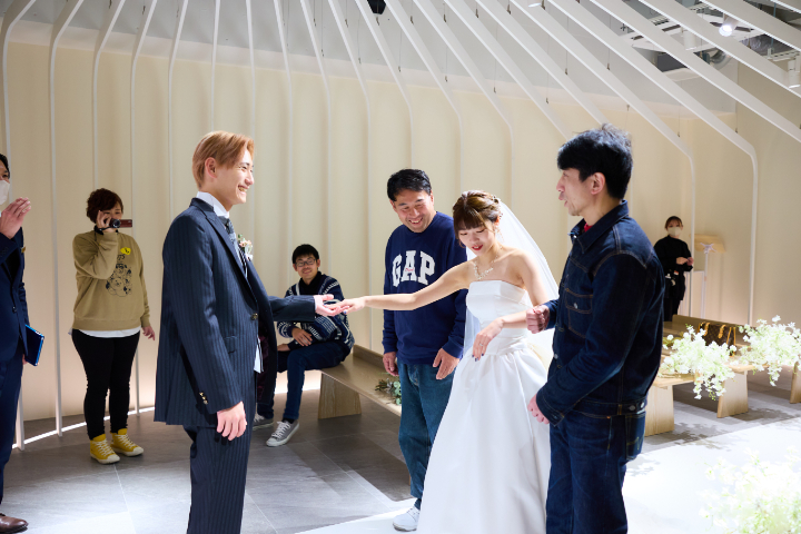 熊本チャペル　フォトウエディングレポート　No.56　チャペルでファミリーフォト