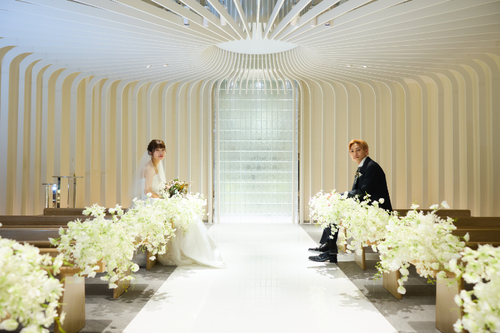 熊本チャペル　フォトウエディングレポート　No.56　チャペルでファミリーフォト