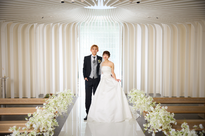 熊本チャペル　フォトウエディングレポート　No.56　チャペルでファミリーフォト