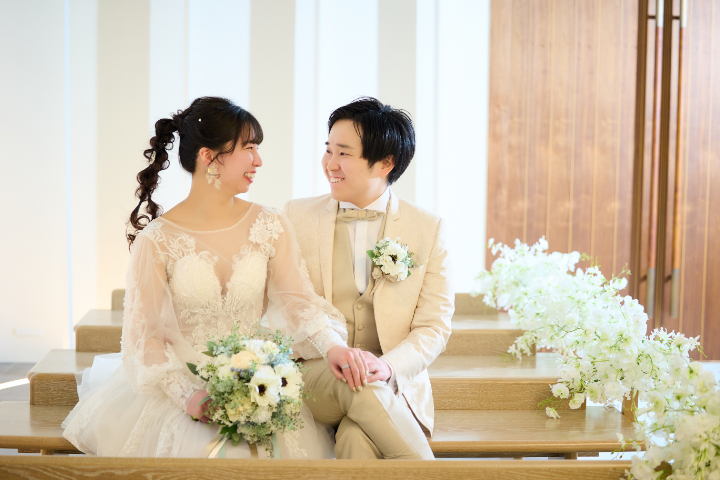 熊本チャペル フォトウエディングレポート No.64 【人気の色掛下コーデはいかが?】和洋フォト