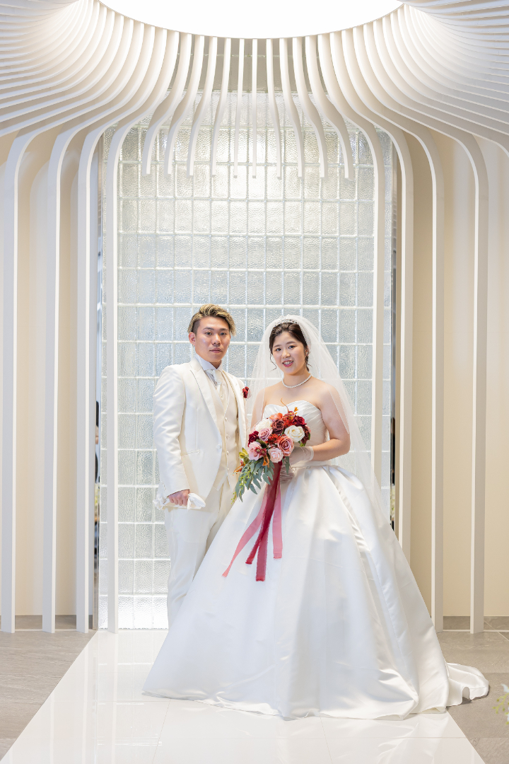 熊本チャペル　フォトウエディングレポート　No.62　【パパママフォト】洋装２点プラン