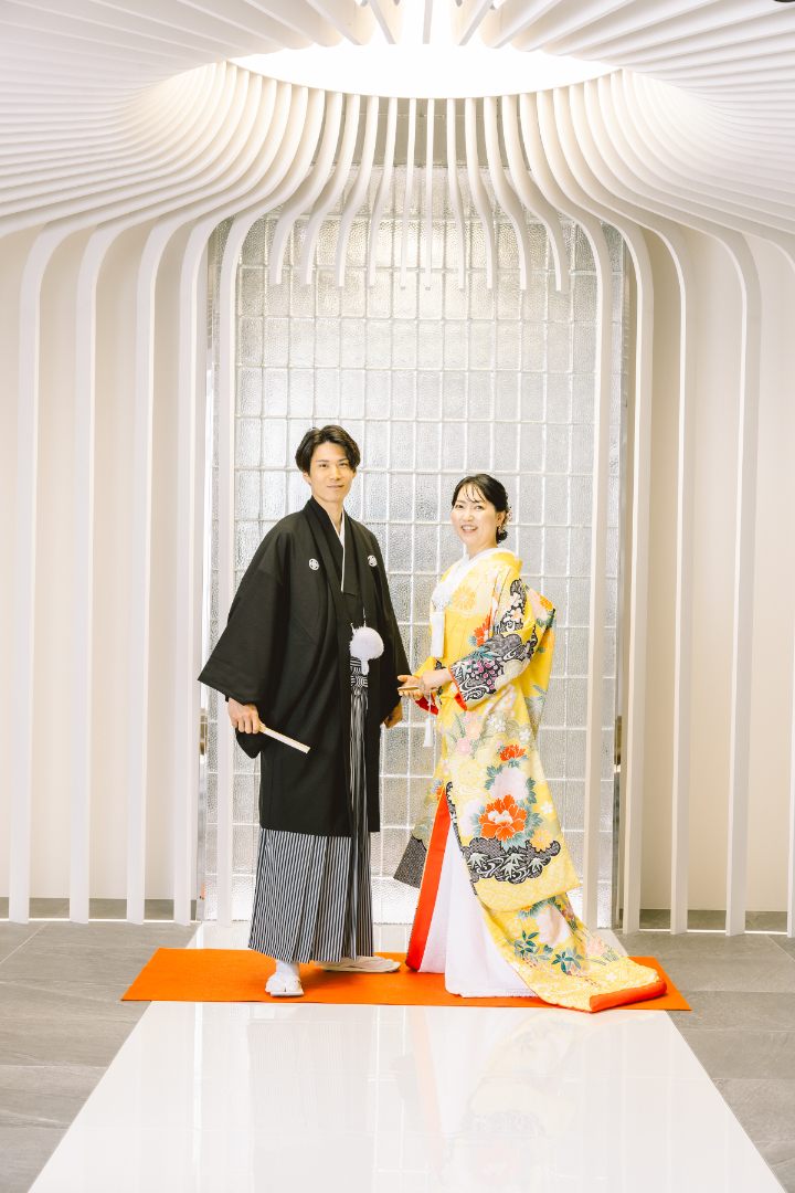 小さな結婚式熊本店　フォトウエディングレポート　No.1　和装チャペルフォト