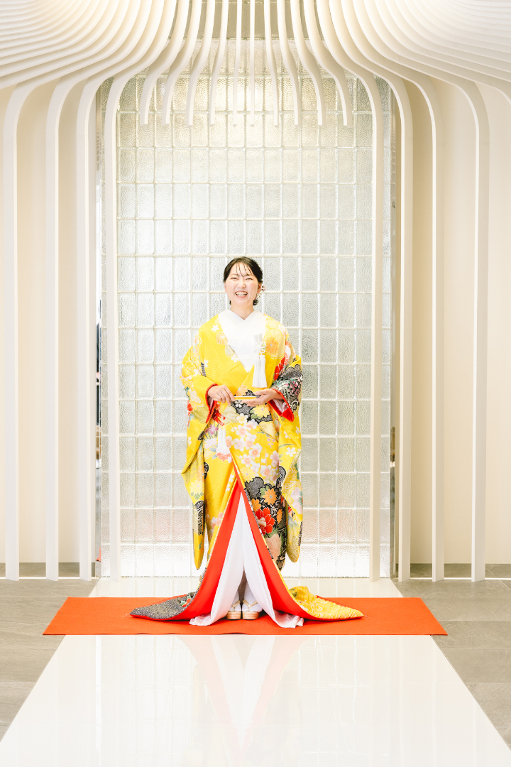 小さな結婚式熊本店　フォトウエディングレポート　No.1　和装チャペルフォト