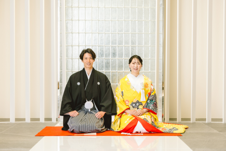 小さな結婚式熊本店　フォトウエディングレポート　No.1　和装チャペルフォト