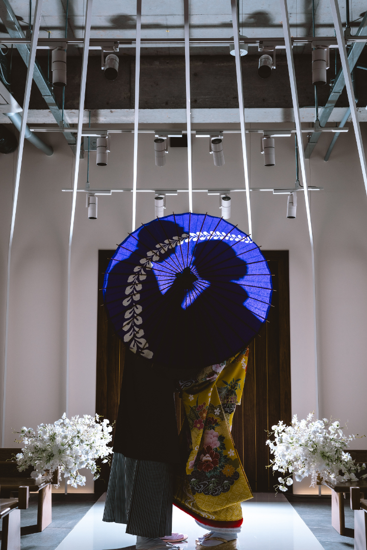 小さな結婚式熊本店　フォトウエディングレポート　No.1　和装チャペルフォト