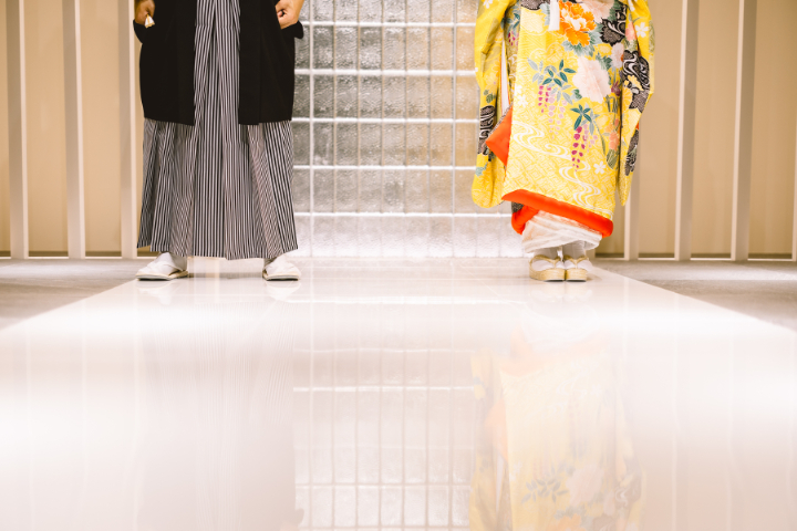 小さな結婚式熊本店　フォトウエディングレポート　No.1　和装チャペルフォト