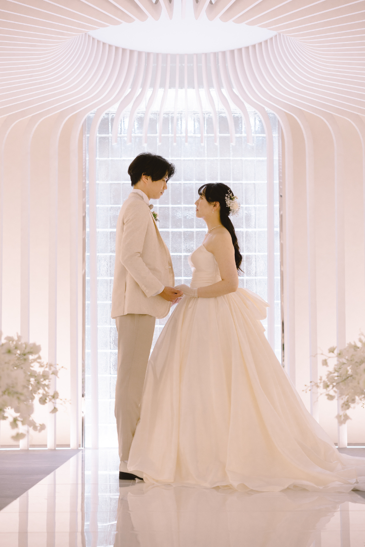 小さな結婚式熊本店　フォトウエディングレポート　No.２　洋装チャペルフォト