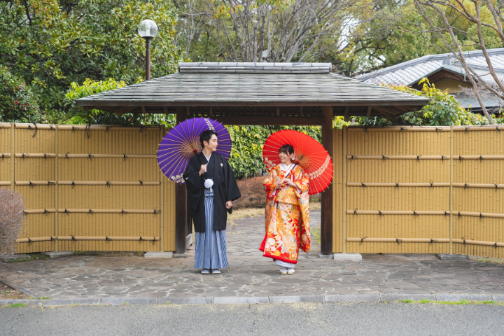 熊本チャペル　フォトウエディングレポート　No.65【街中で叶うお茶室フォト】白川茶室