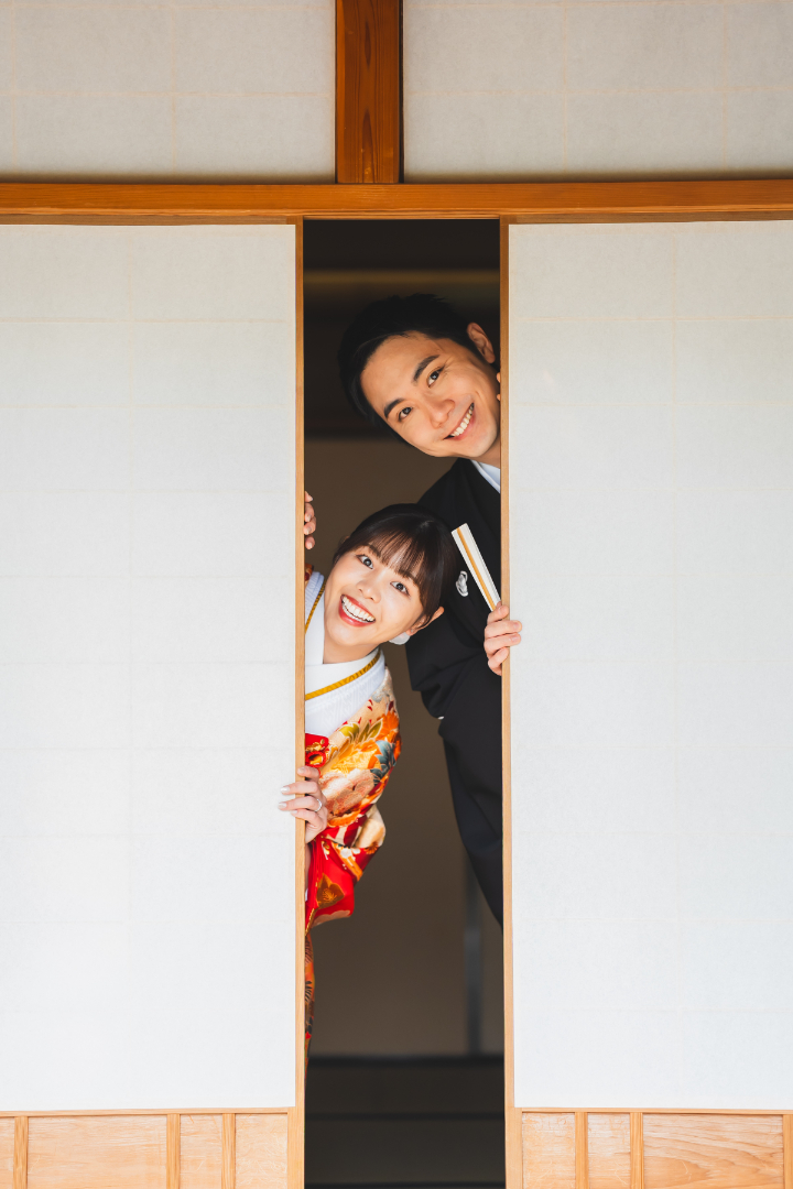 熊本チャペル フォトウエディングレポート No.65【街中で叶うお茶室フォト】白川茶室