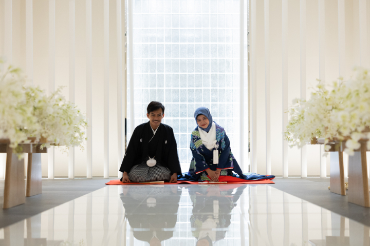 熊本チャペル　フォトウエディングレポート　No.68【ヒジャブで和装フォト】