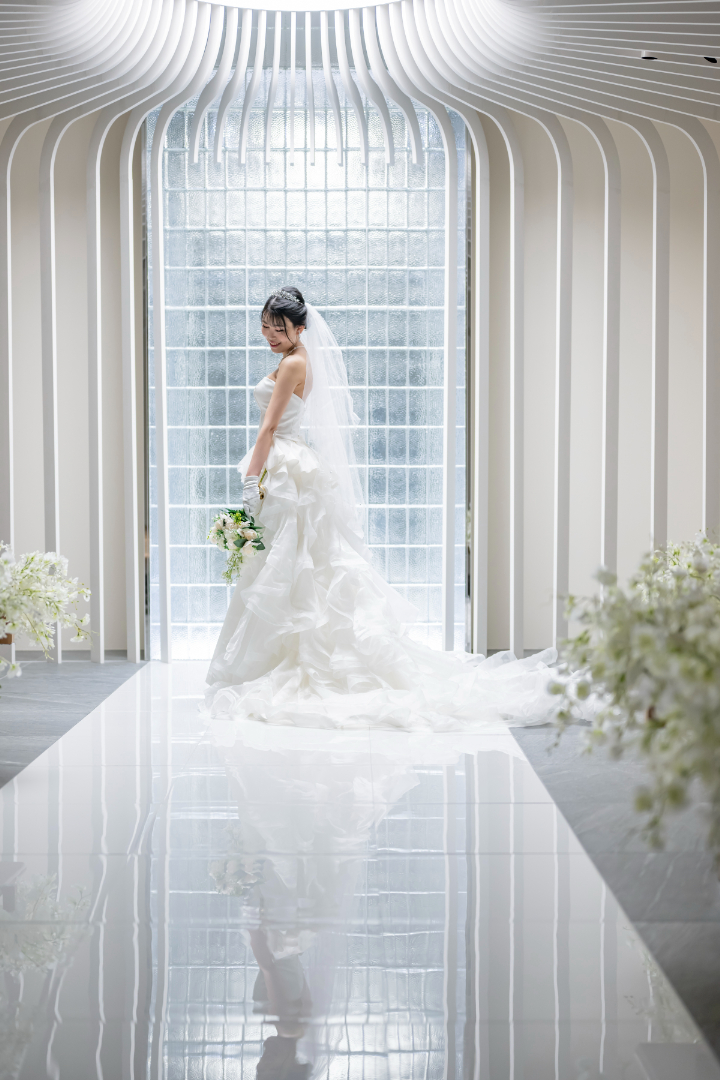 熊本チャペル フォトウエディングレポート No.66【ソロフォトウエディング】お友達も参加!