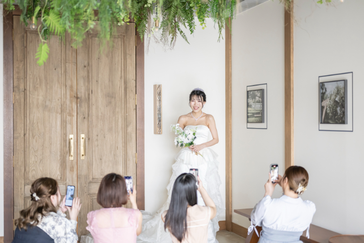 熊本チャペル フォトウエディングレポート No.66【ソロフォトウエディング】お友達も参加!