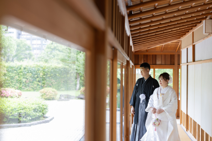 熊本チャペル　フォトウエディングレポート　No.72　お茶室ロケーション前撮り