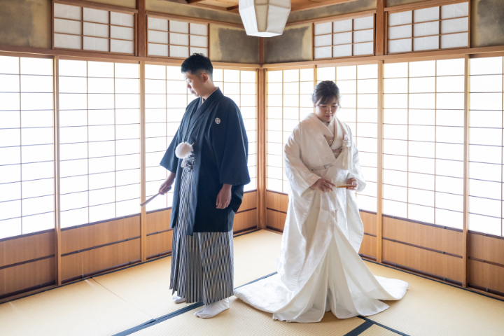 熊本チャペル　フォトウエディングレポート　No.72　お茶室ロケーション前撮り