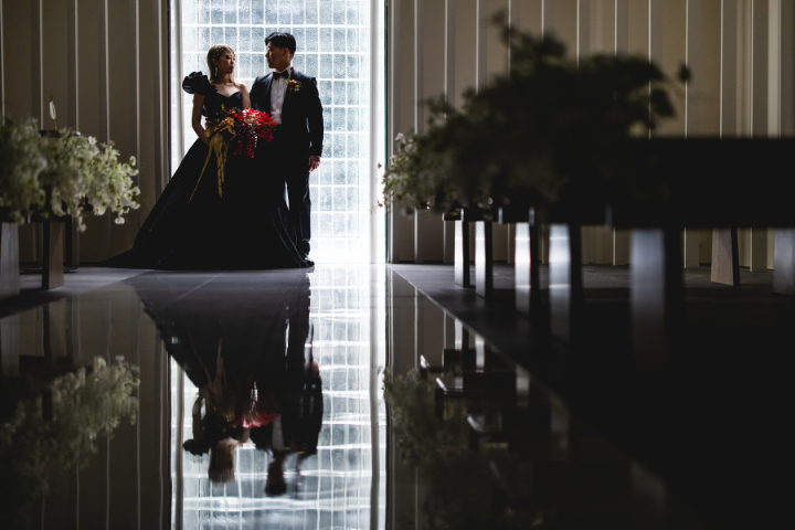 熊本チャペル　フォトウエディングレポート　No.22　【新作ブラックカラードレス】