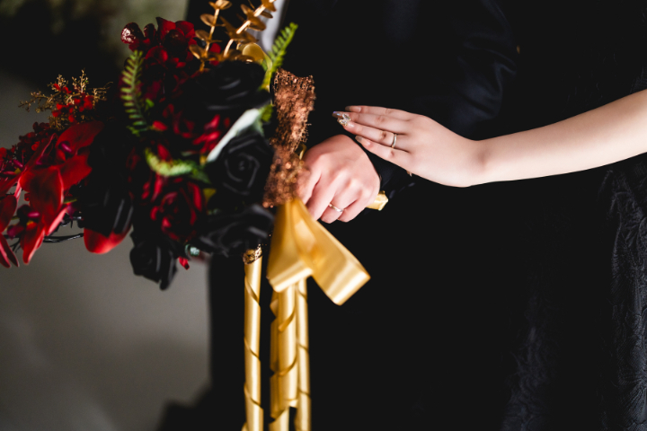 熊本チャペル　フォトウエディングレポート　No.22　【新作ブラックカラードレス】