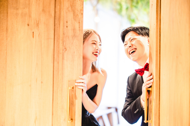 熊本チャペル　フォトウエディングレポート　No.22　【新作ブラックカラードレス】