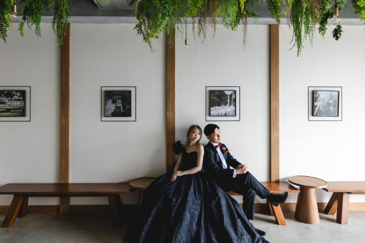 熊本チャペル　フォトウエディングレポート　No.22　【新作ブラックカラードレス】