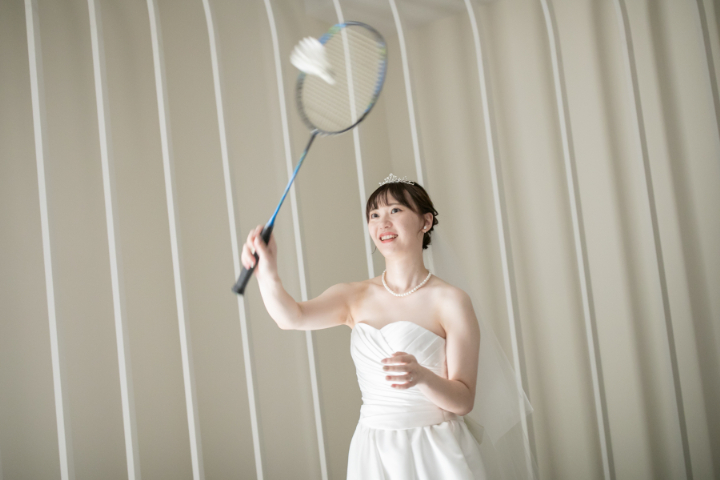 熊本チャペル　フォトウエディングレポート　No.28　【バドミントンフォト】Part.1