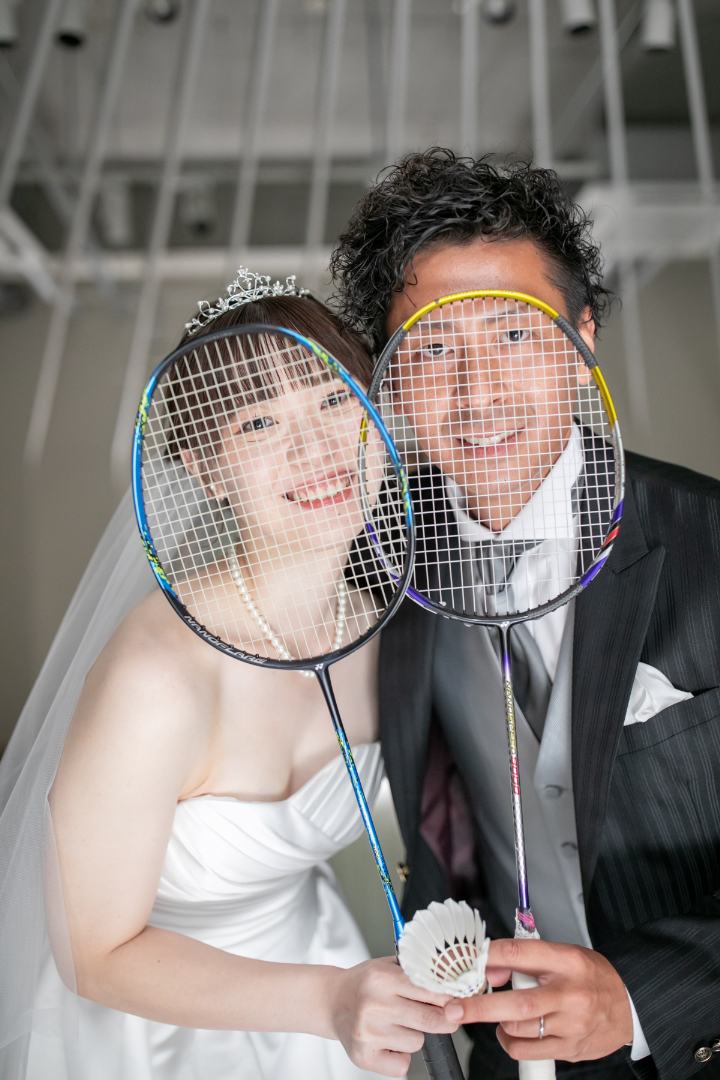 熊本チャペル　フォトウエディングレポート　No.29　【バドミントンフォト】Part.2