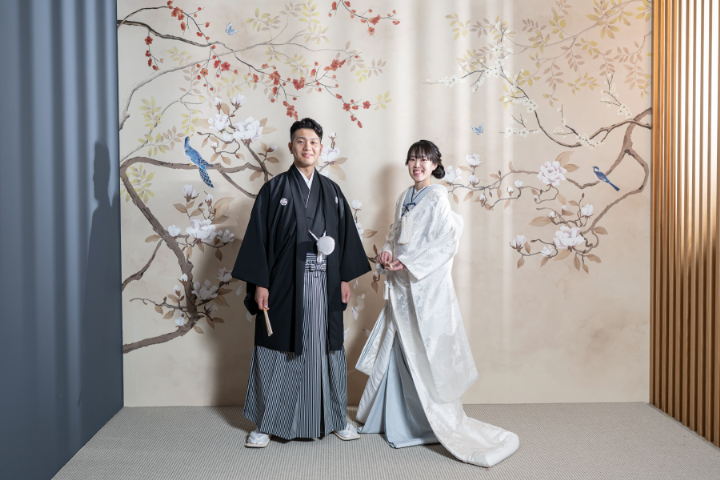 熊本チャペル　フォトウエディングレポート　No.73　和装３点スタジオ（掛替）＆洋装チャペルフォト