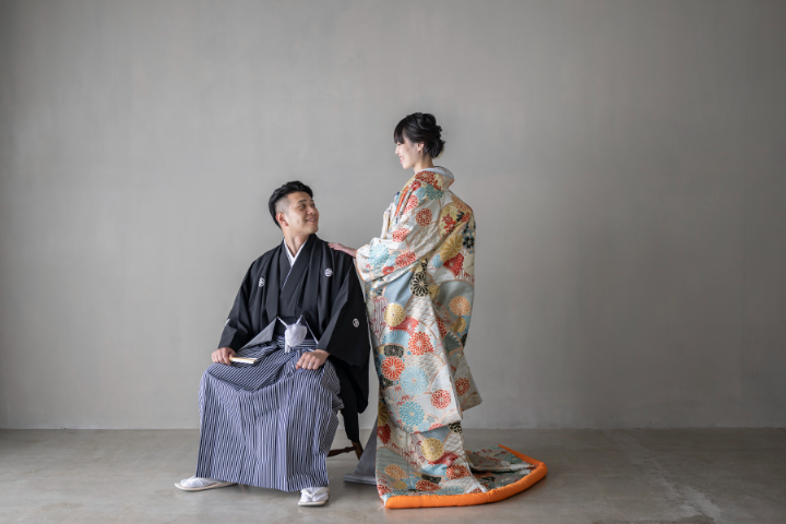 熊本チャペル　フォトウエディングレポート　No.73　和装３点スタジオ（掛替）＆洋装チャペルフォト