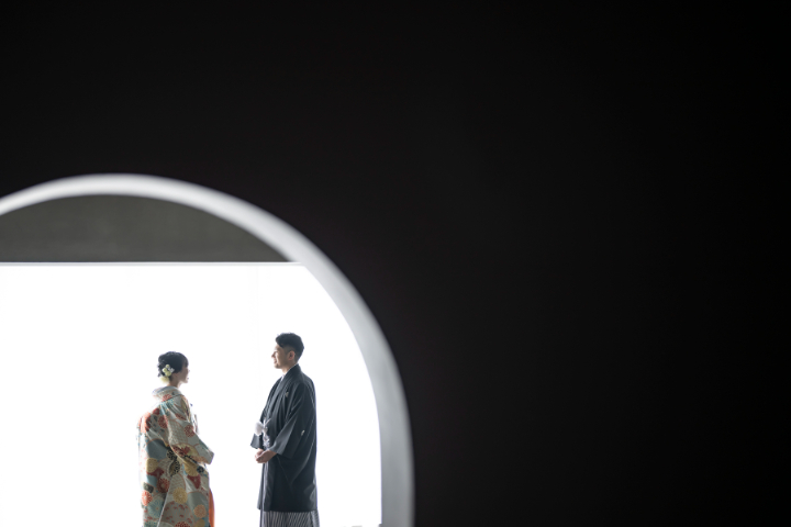 熊本チャペル　フォトウエディングレポート　No.73　和装３点スタジオ（掛替）＆洋装チャペルフォト