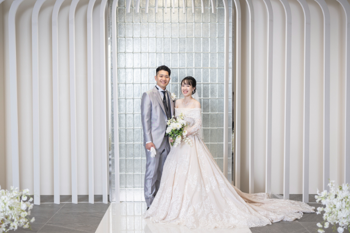 熊本チャペル　フォトウエディングレポート　No.73　和装３点スタジオ（掛替）＆洋装チャペルフォト