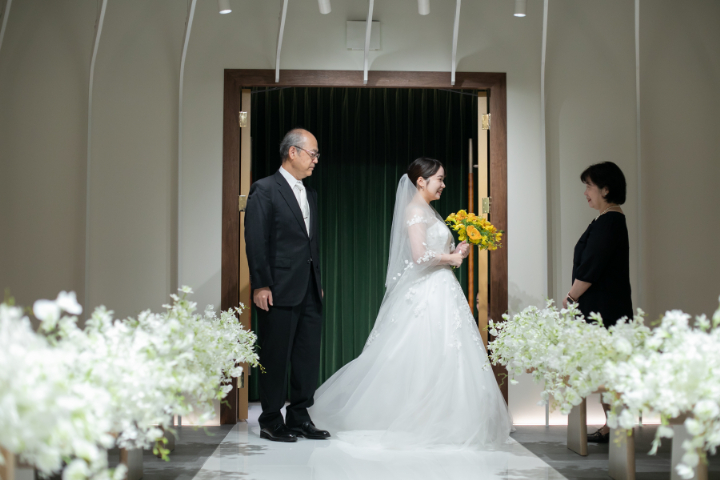 熊本チャペル　フォトウエディングレポート　No.25　【セレモニーフォトウエディング】入場編