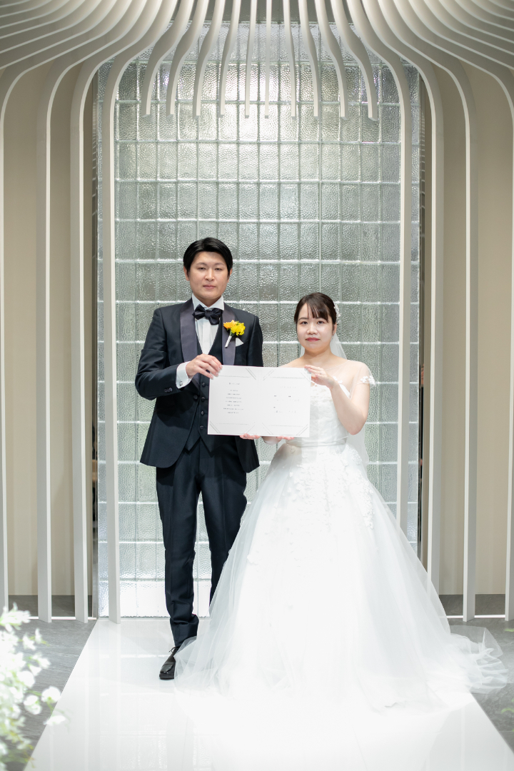 熊本チャペル　フォトウエディングレポート　No.26　【セレモニーフォトウエディング】セレモニー編