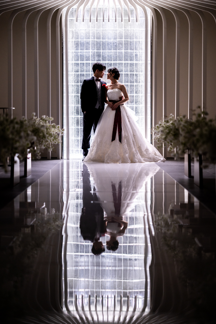 熊本チャペル フォトウエディングレポート No.35 光をテーマにしたチャペル