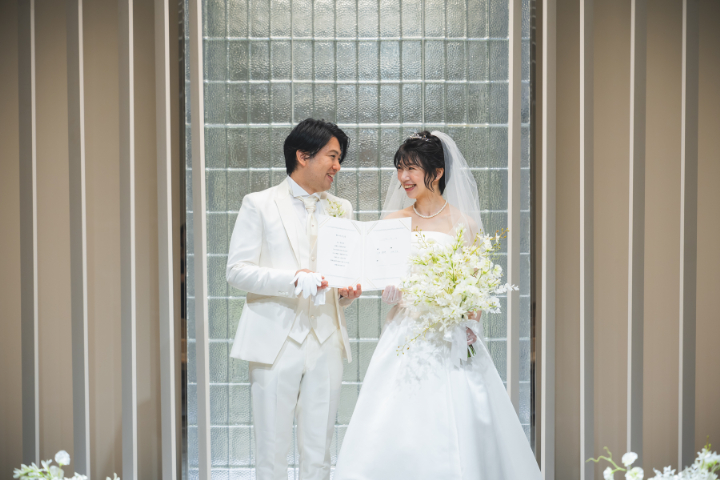 熊本チャペル　フォトウエディングレポート　No.30　【チャペルでセレモニーフォトウエディング】