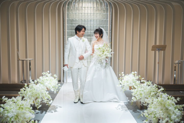 熊本チャペル　フォトウエディングレポート　No.30　【チャペルでセレモニーフォトウエディング】