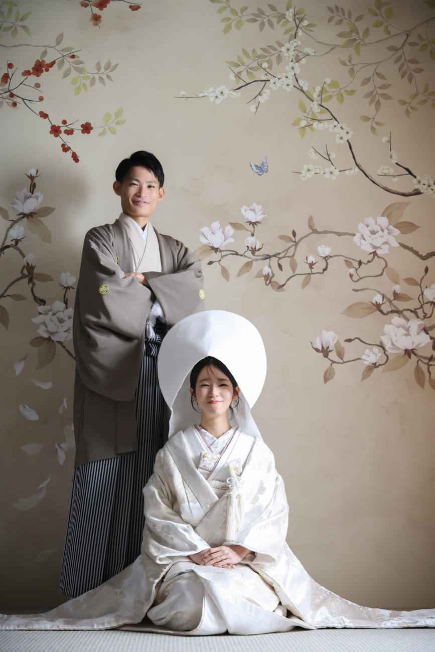 季節や天候に左右されないスタジオ&チャペル 3点フォトプラン