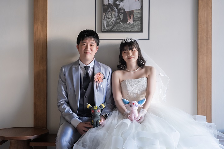熊本チャペル フォトウエディングレポート No.37 光のチャペルと待合スポットでフォトウエディング
