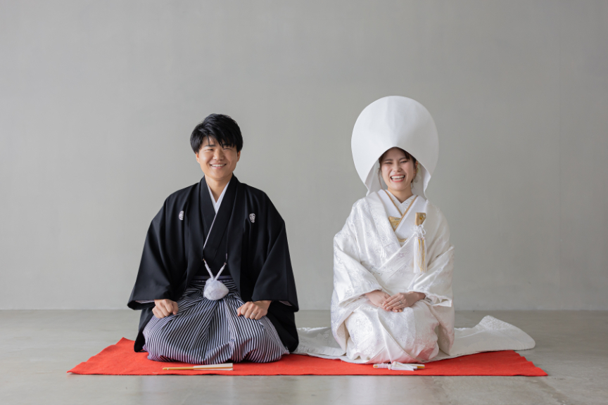 熊本店フォトウエディングレポート 和洋洋3点フォト(スタジオ&チャペル)