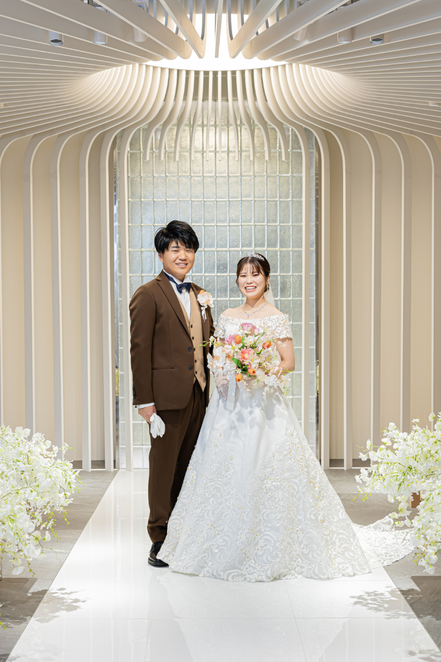 熊本店フォトウエディングレポート 和洋洋3点フォト(スタジオ&チャペル)