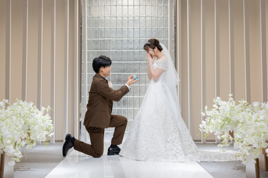 熊本店フォトウエディングレポート 和洋洋3点フォト(スタジオ&チャペル)