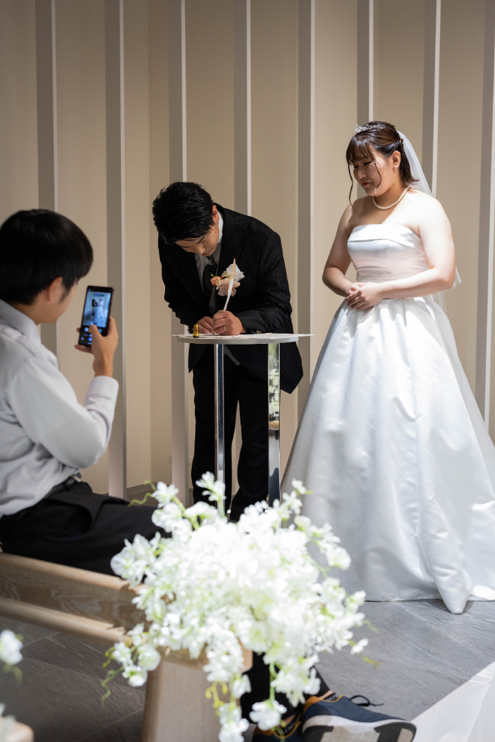 熊本チャペル　フォトウエディングレポート　No.39　パパママフォト（セレモニー付）