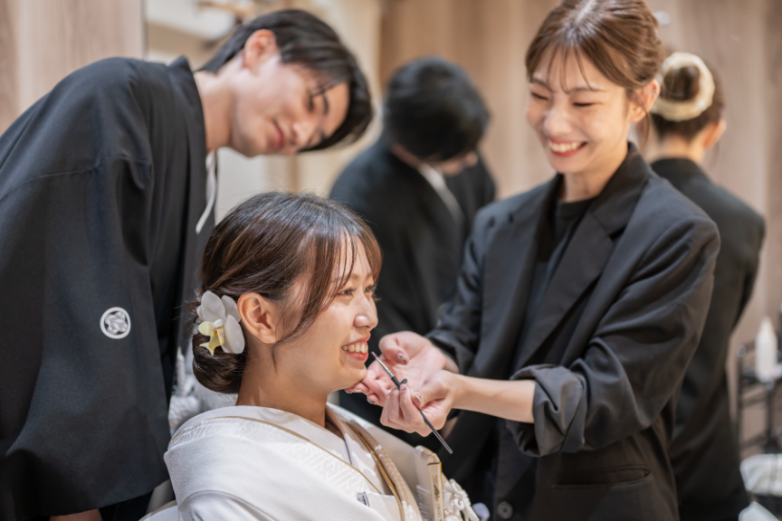 ご家族と一緒に和装前撮り（チャペル＆スタジオ）